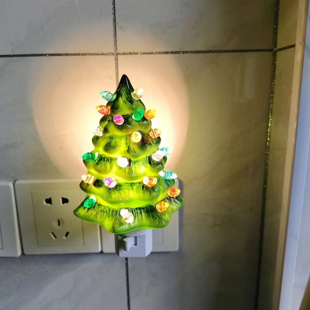 Vintage Christmas Tree LED Night Light