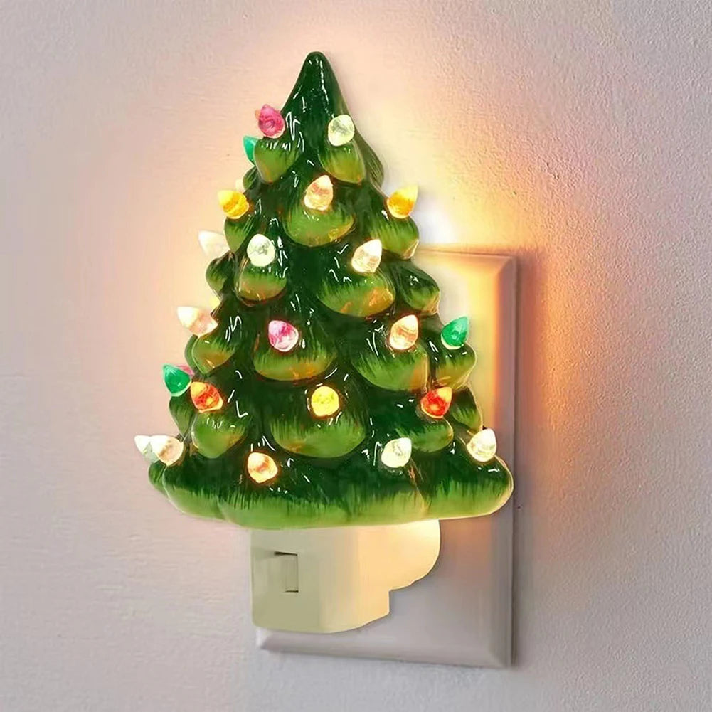 Vintage Christmas Tree LED Night Light